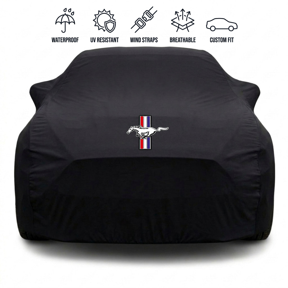 Mustang Outdoor Car Cover – Waterproof, Tailored Fit | All Years