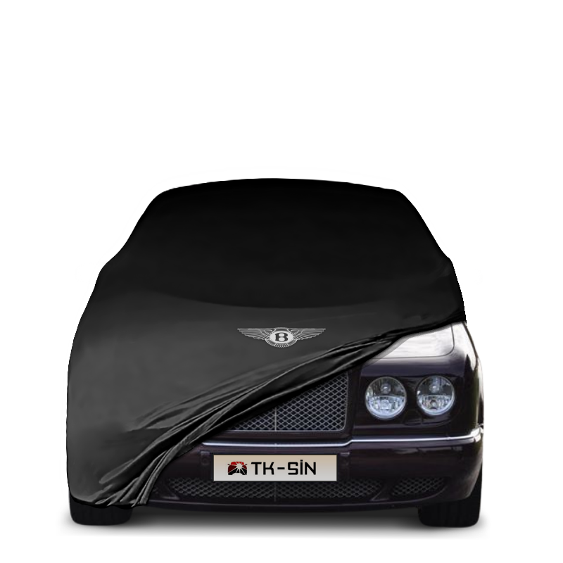 Bentley Arnage 1 (1998–2002) fitted with a bespoke indoor car cover in a UK garage