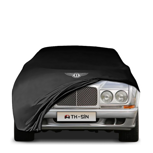 Bentley Continental R (1991–2007) fitted with a bespoke indoor car cover in a UK garage