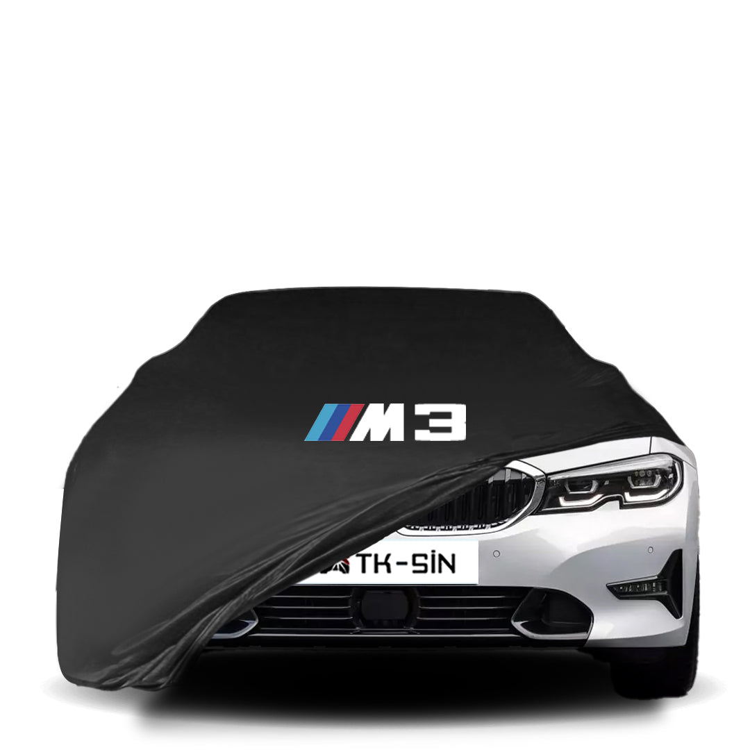 BMW M3 G20 3 Series tailored indoor car cover with logo, 2018-2022
