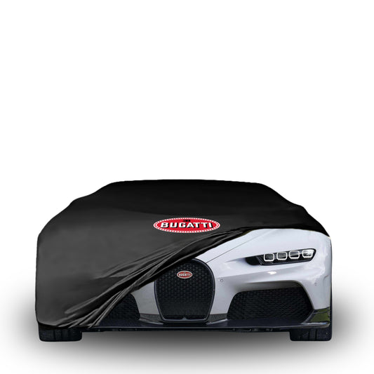 Indoor car cover for Bugatti Chiron Super Sport (2021–2022) with Bugatti logo