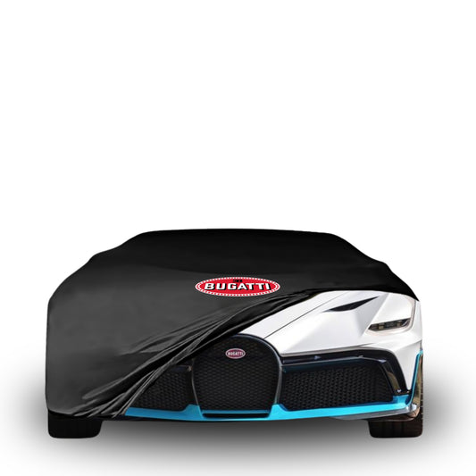 Indoor car cover for Bugatti Divo (2019–2021) with Bugatti logo
