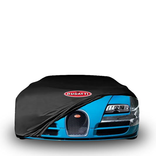 Indoor car cover for Bugatti Veyron 16.4 (2005–2011) with Bugatti logo