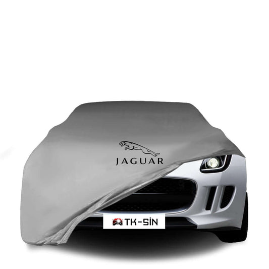 Jaguar C-X16 fitted with a bespoke indoor car cover in a UK garage