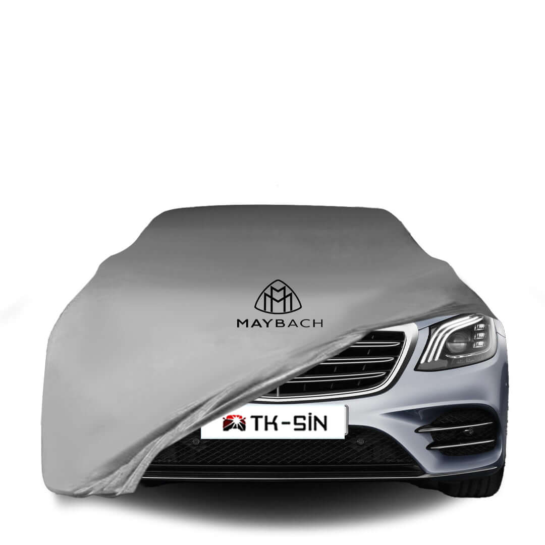 Mercedes-Benz S-Class W222 Short fitted with a bespoke indoor car cover in a UK garage