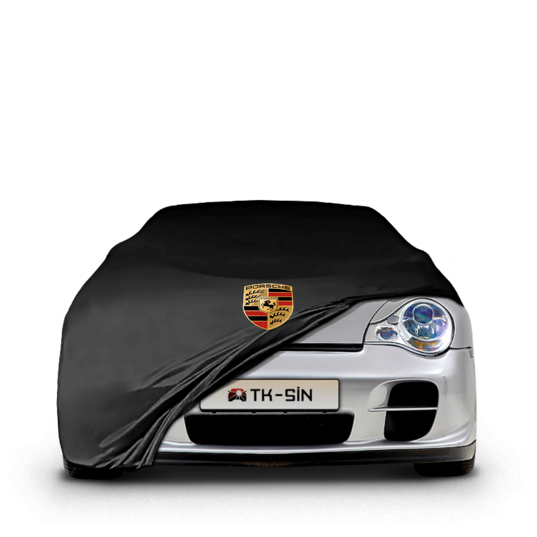 Porsche 911 (996) (2000–2005) fitted with a bespoke indoor car cover in a UK garage